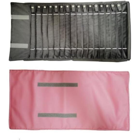 Portable Jewelry Travel Roll Necklace Bracelet Organizer Storage Holder Case - Picture 3 of 7